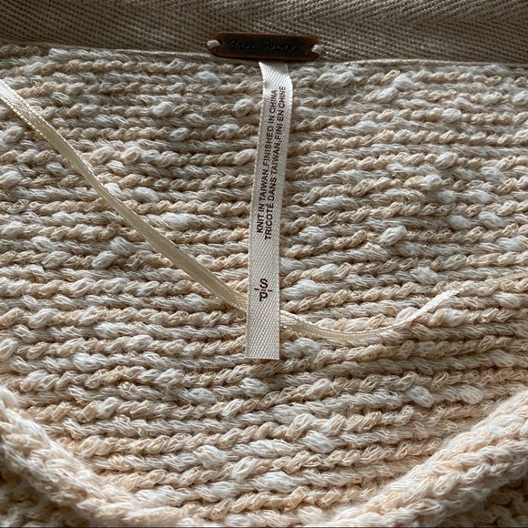 𝅺nwt Free People Small Bright Lights V-Neck Sweater - Picture 8 of 10